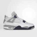 Air Jordan 4 Retro White Midnight Navy Air jordan 4 Sneaker