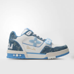 Louis Vuitton LV Trainer Light Blue Monogram Denim LV Trainer Sneaker