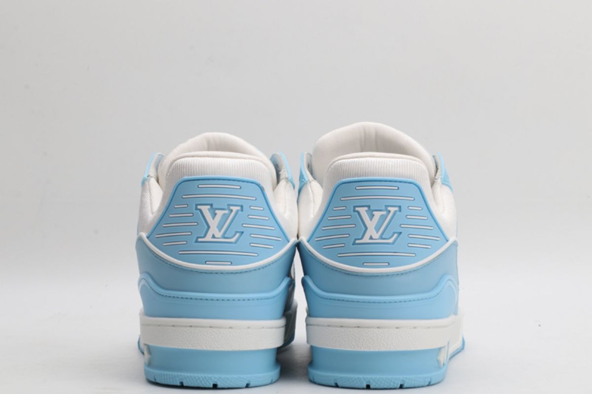 Louis Vuitton LV Trainer Low White Sky Blue LV Trainer Sneaker